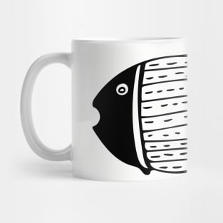 Antique fish - timeless abstraction Mug